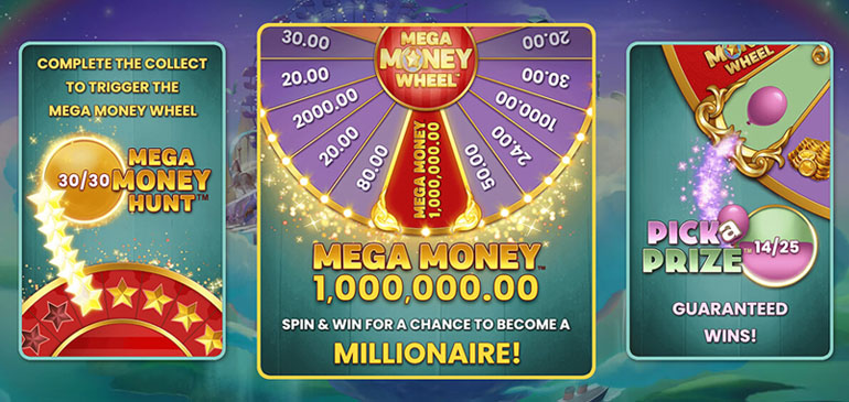 Mega Money Wheel au Luxembourg et Jackpot de 1 Million à Gagner